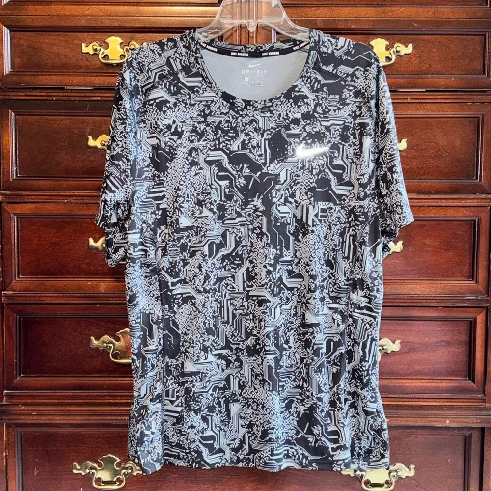 Nike XL Dri-FIT Miler Tee Volt Cyber HTF